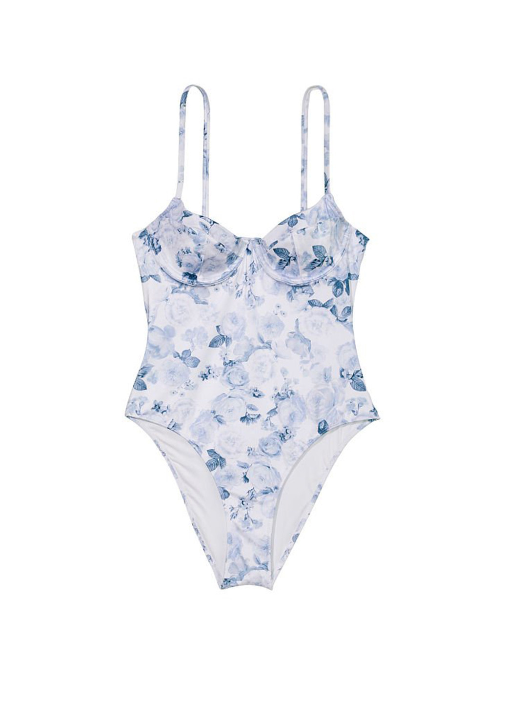Блакитний літній купальник майо, суцільний Victoria's Secret