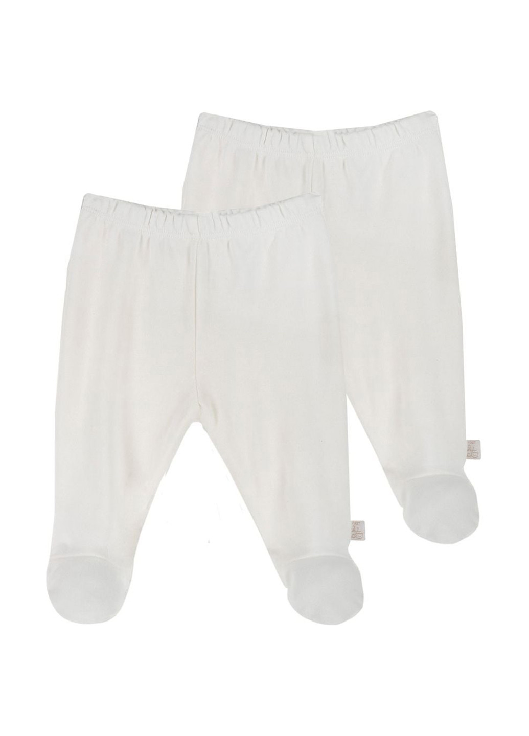 Chicco повзунки (2 шт.) однотонний білий кежуал бавовна виробництво - Китай