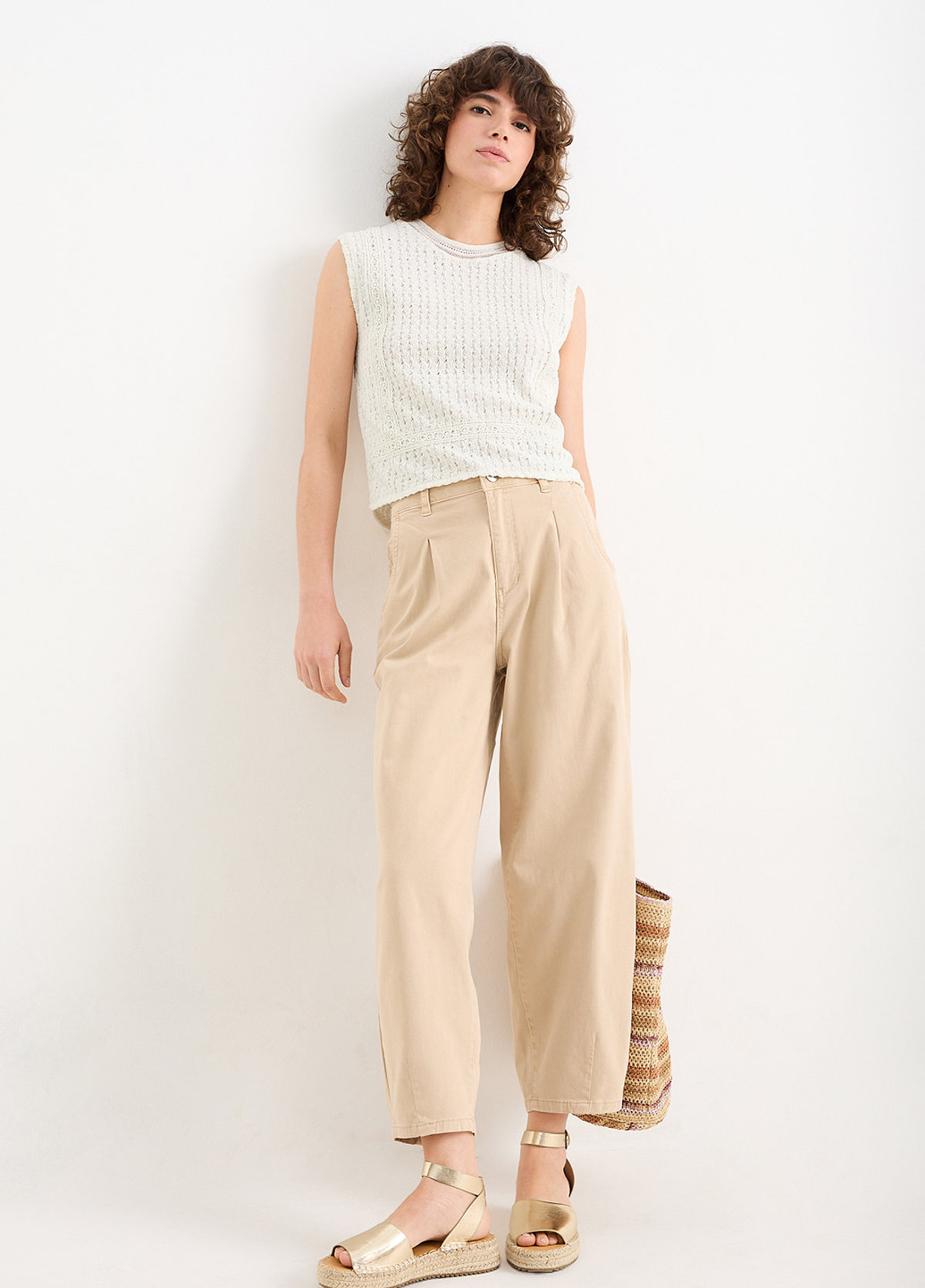 Бежева блуза C&A