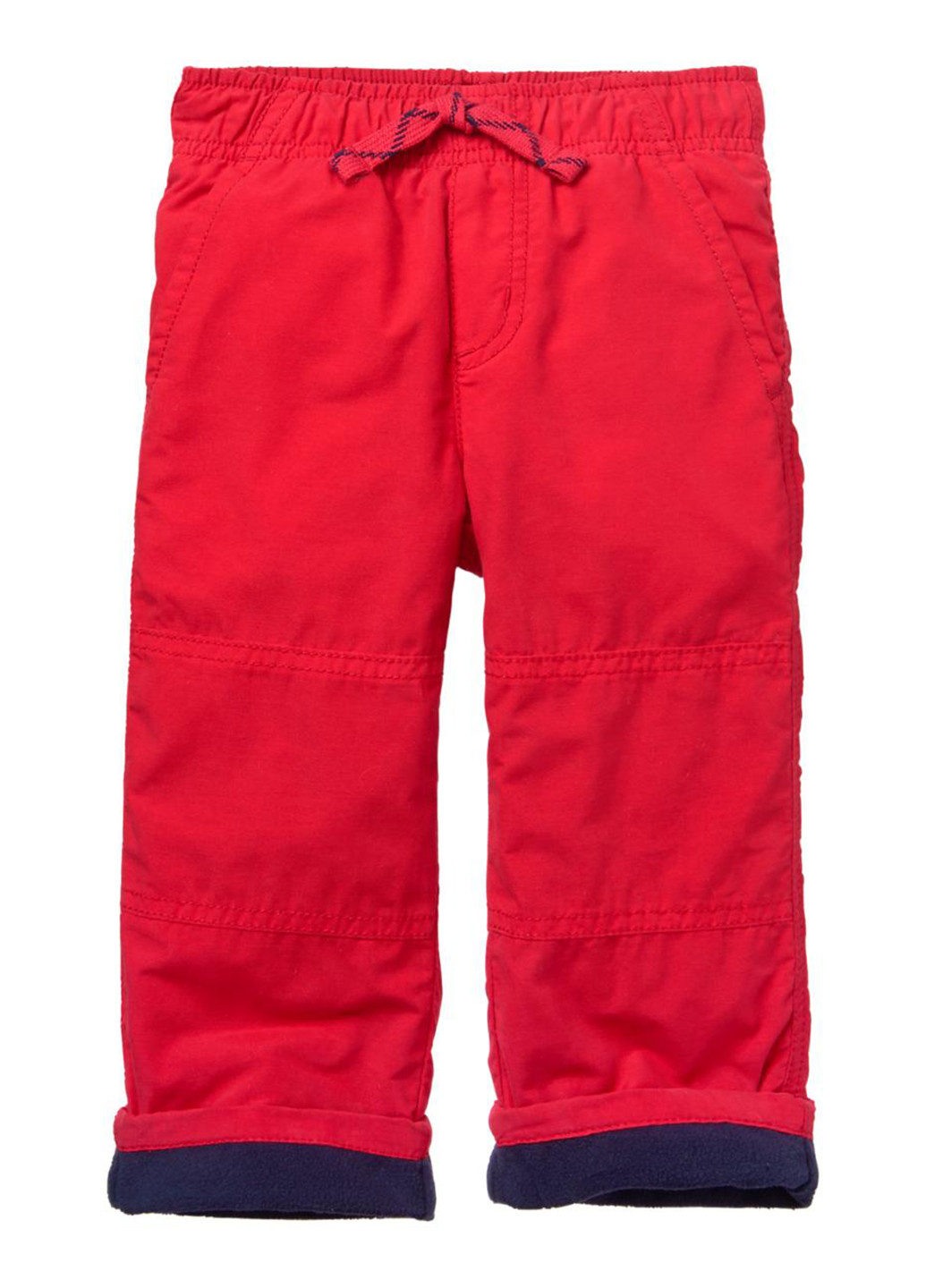 Красные кэжуал демисезонные со средней талией брюки Gymboree