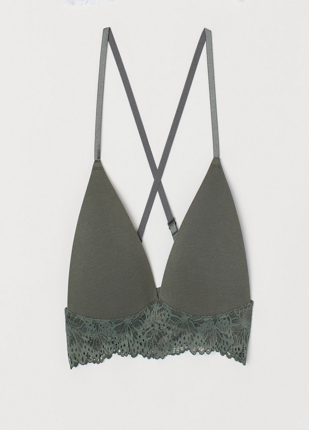 Зелений бюстгальтер H&M