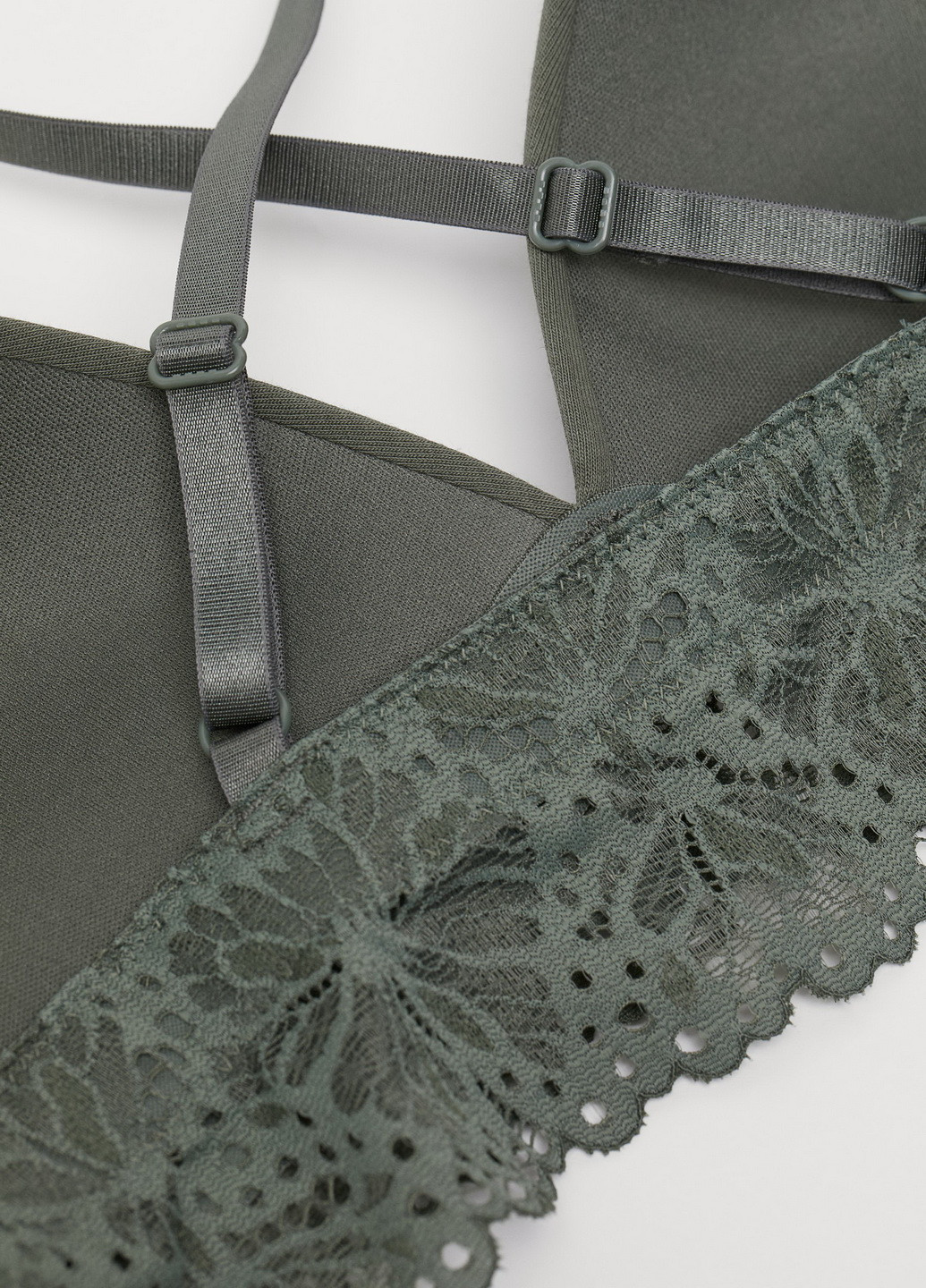 Зелений бюстгальтер H&M