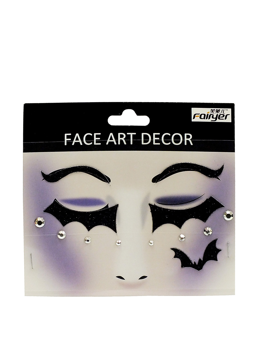 Наклейки на лицо Face ART Decor, 11,5 х12,5 см Seta Decor (26587999)