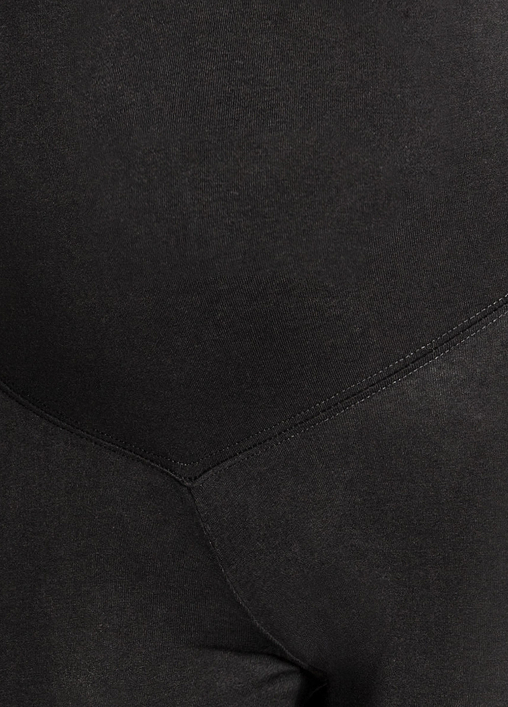 Легінси для вагітних H&M однотонні чорні кежуали бавовна, трикотаж