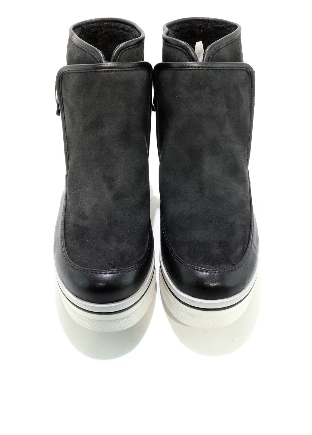 Зимние ботинки Stella McCartney без декора из искусственной кожи, из искусственной замши