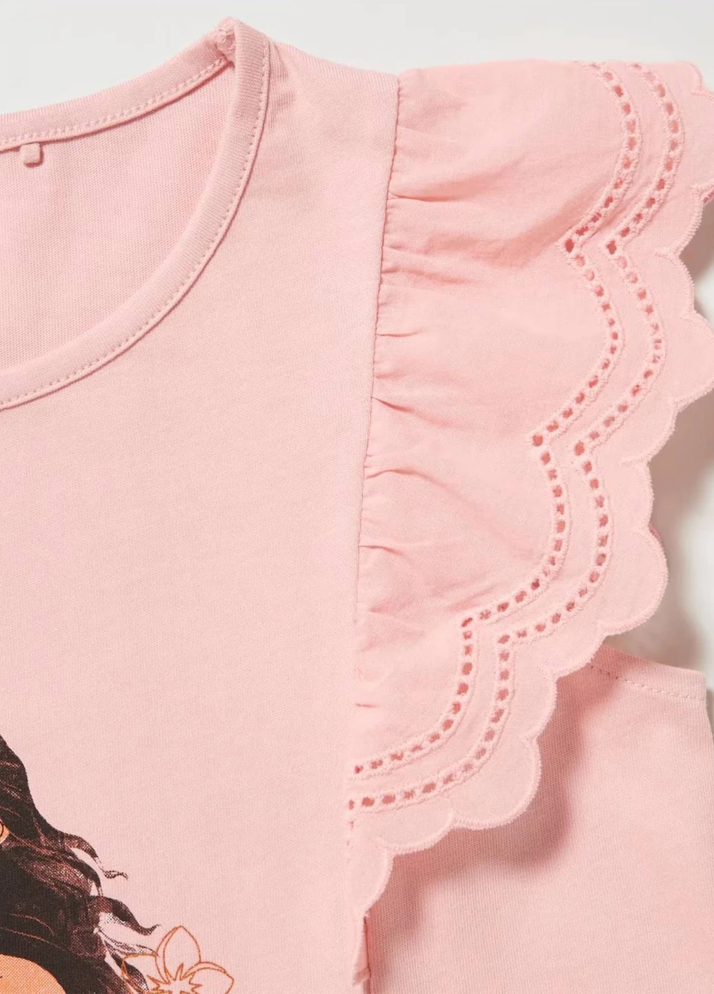 Рожева літня футболка Uniqlo