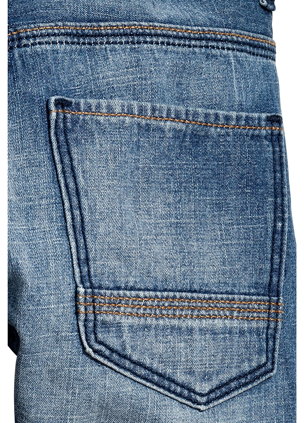 Синие демисезонные со средней талией джинсы H&M