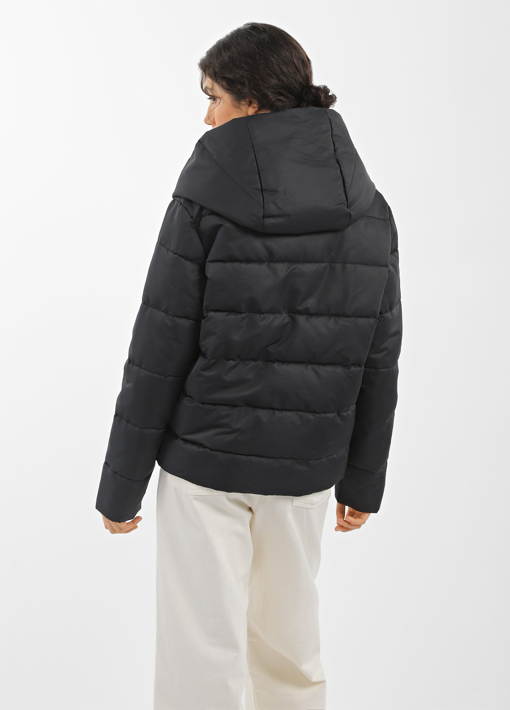 Черная демисезонная куртка куртка-одеяло Braska 91-202/301