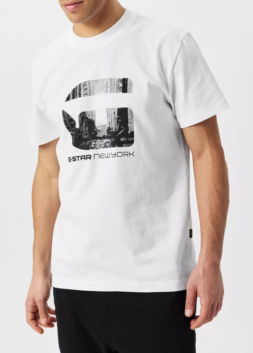 Белая футболка G-Star Raw