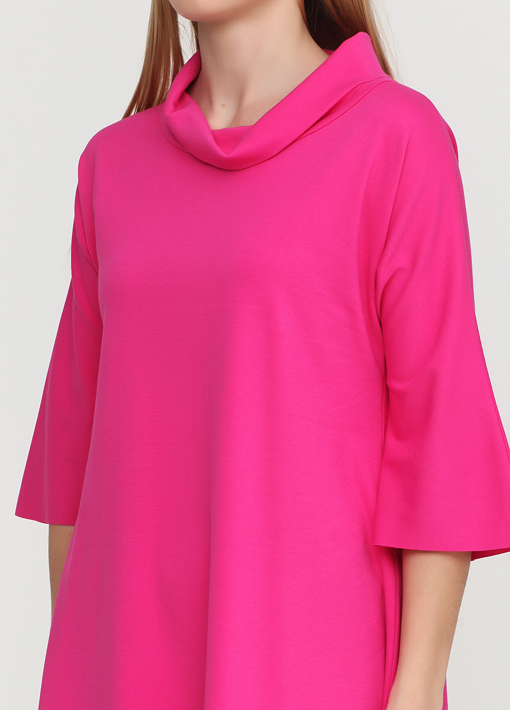 Розовое кэжуал платье Paquito однотонное