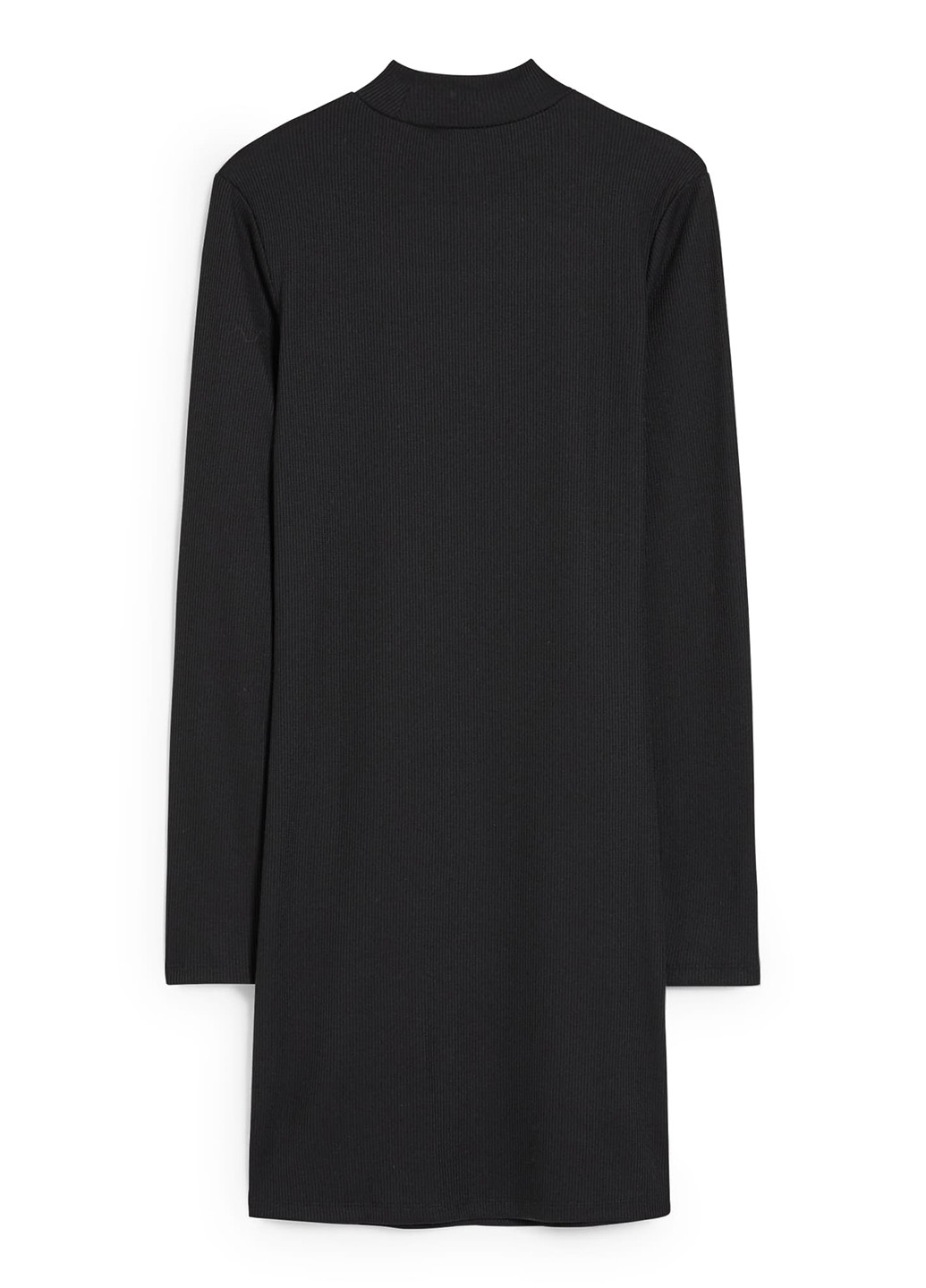 Черное коктейльное платье футляр C&A однотонное