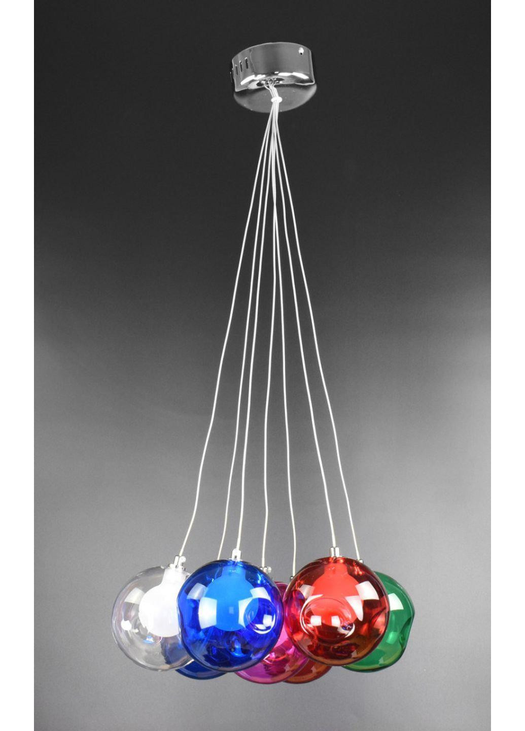 Люстра потолочная подвесная на 7 лампочек AA225/7 Хром 35х36х36 см. Sunnysky (253122354)