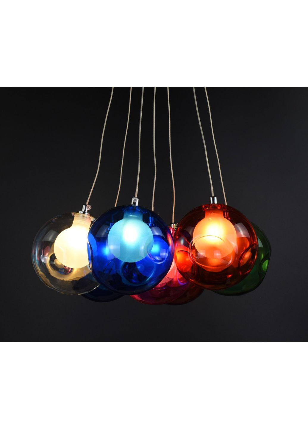 Люстра потолочная подвесная на 7 лампочек AA225/7 Хром 35х36х36 см. Sunnysky (253122354)