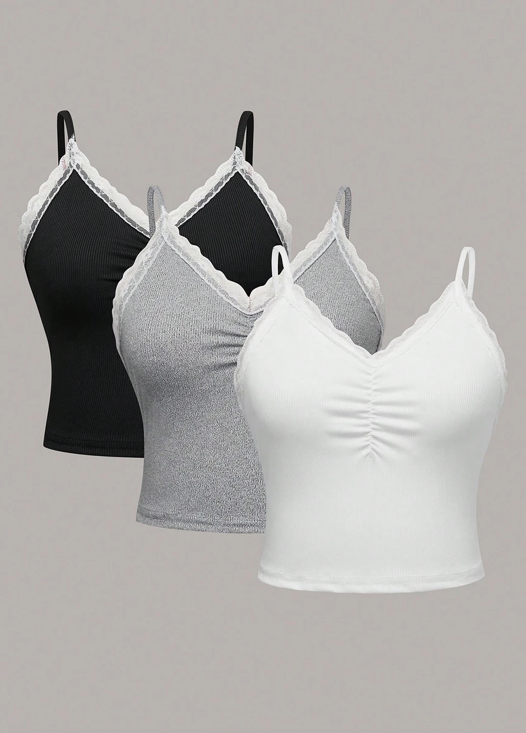 Майка (3 шт.) SHEIN (325399886)