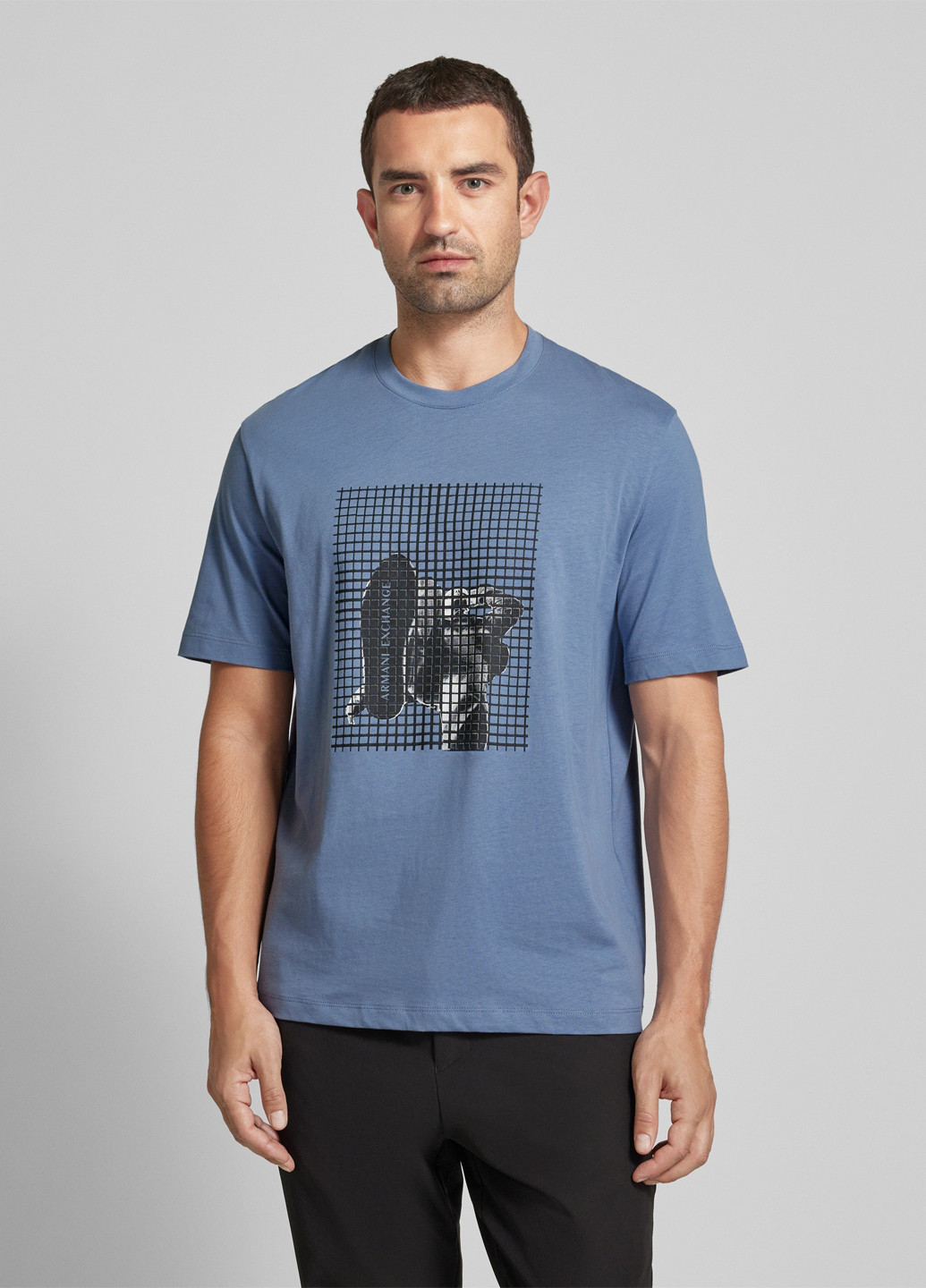 Синя футболка Armani Exchange