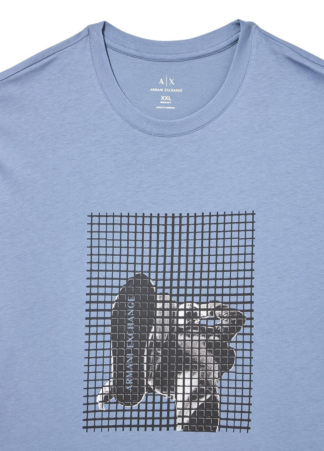 Синя футболка Armani Exchange