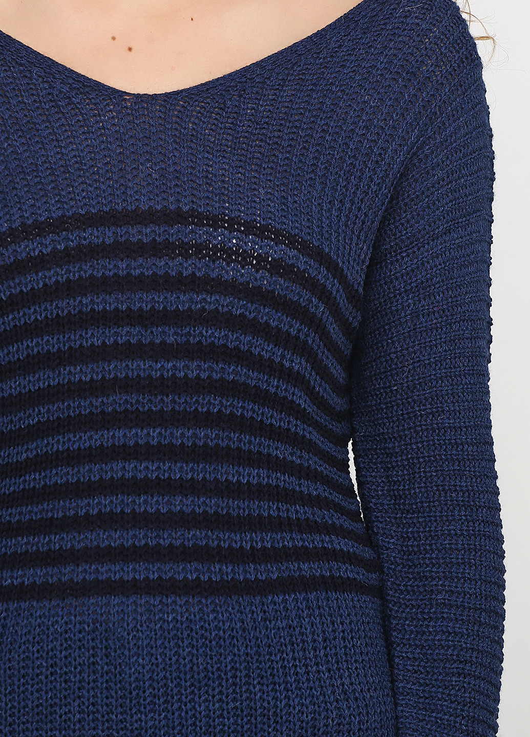 Темно-синий демисезонный пуловер пуловер Eser