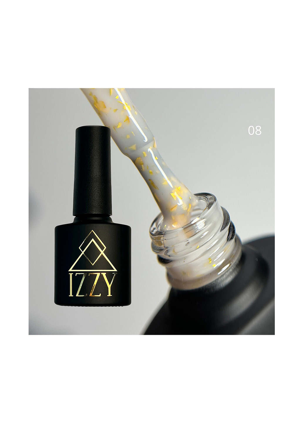 База для маникюра Any Base 08, бежевая база для ногтей с талью, 10 г Izzy (363030548)