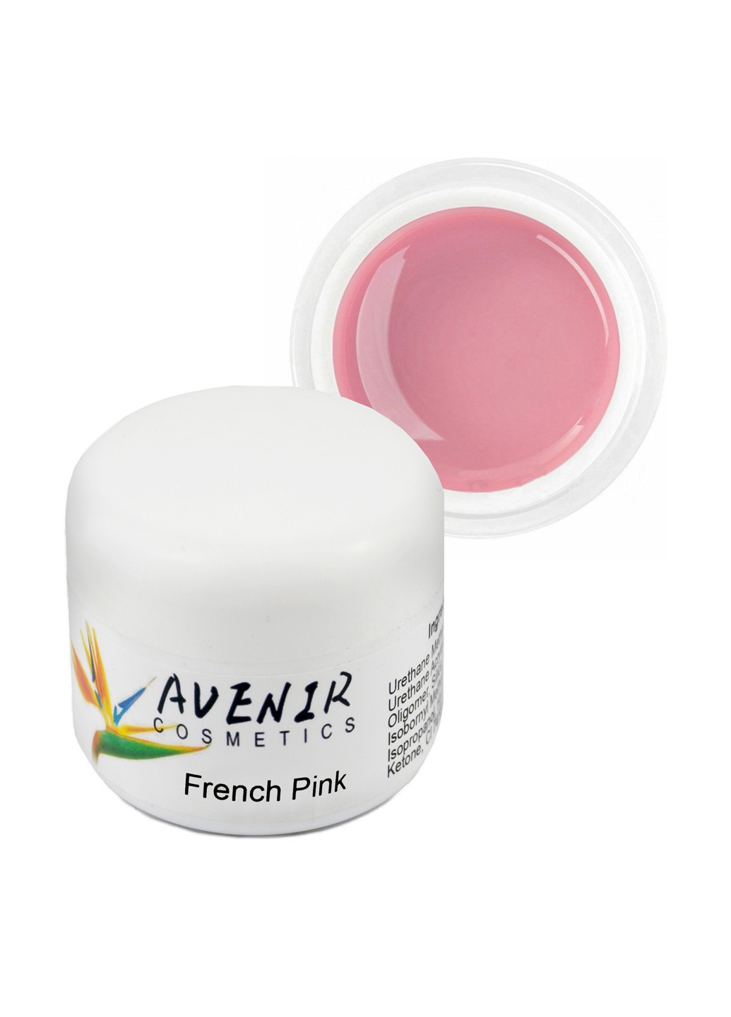 Гель для наращивания French Pink, 50 мл AVENIR Cosmetics (119945303)