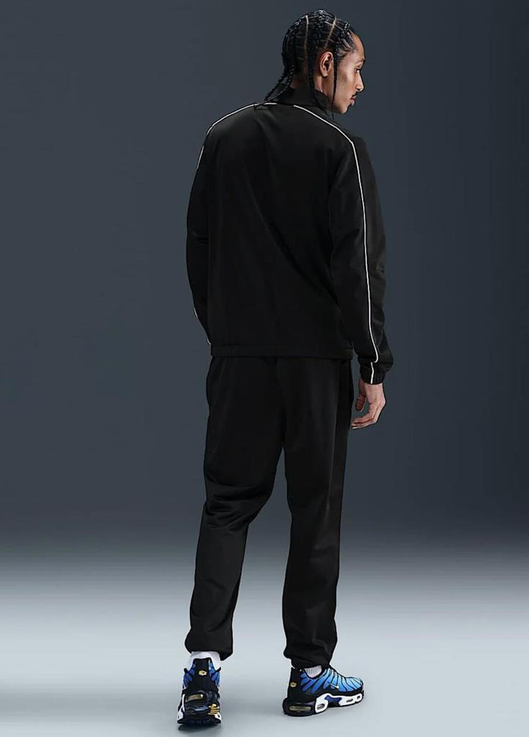 Костюм (олимпийка, брюки) HV1444-010 Nike M NK CLUB PK TRK SUIT (369766485)