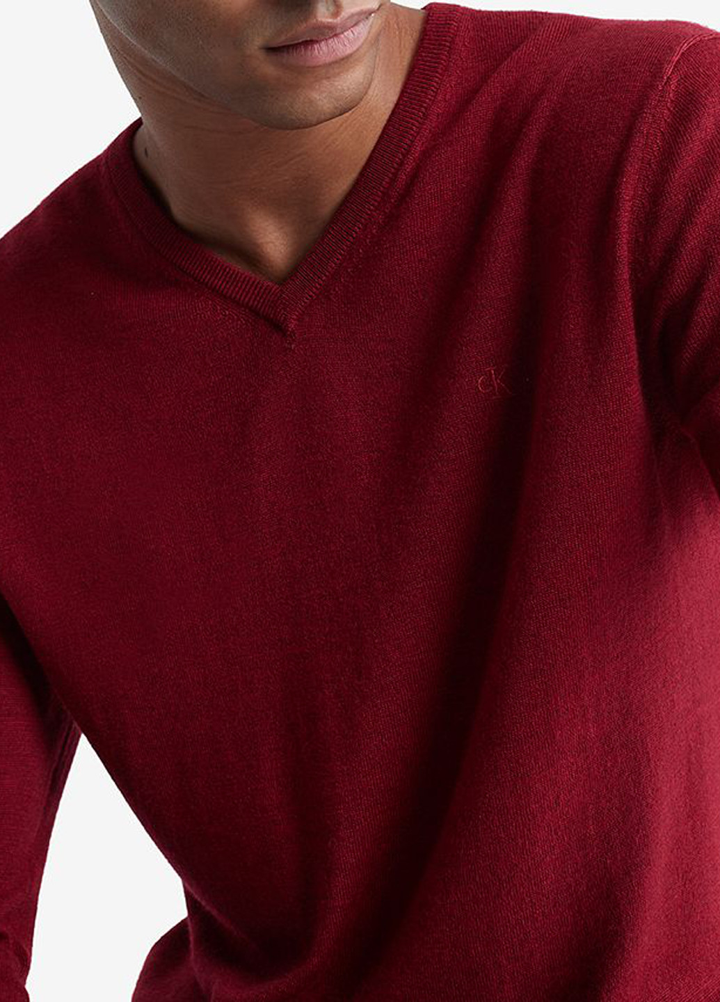 Бордовий демісезонний пуловер пуловер Calvin Klein