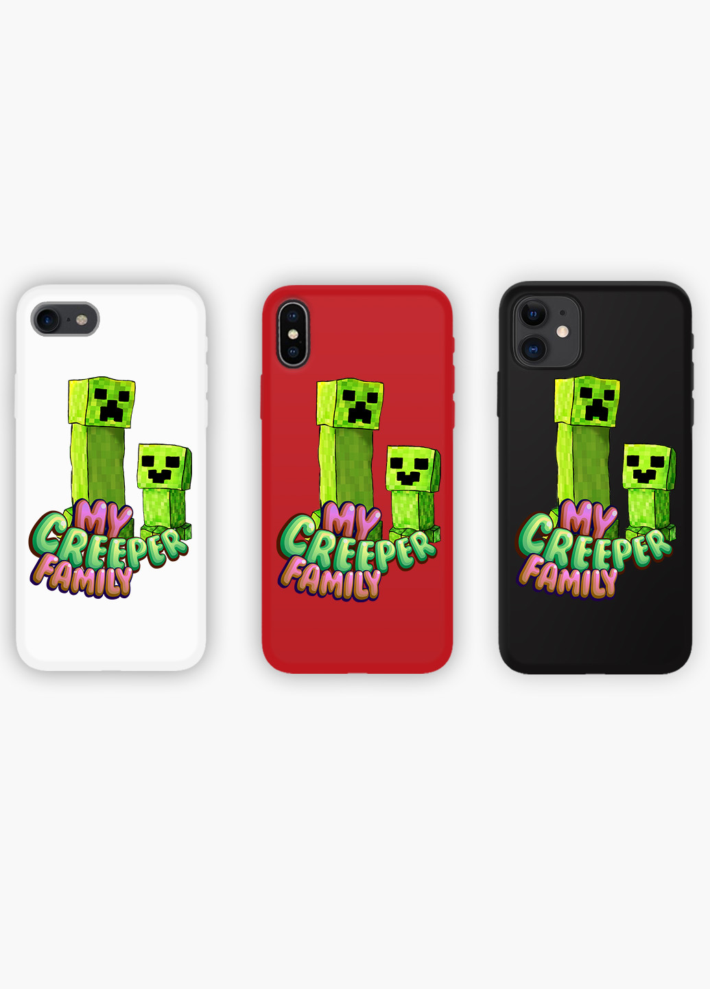 Чохол силіконовий Apple Iphone 8 plus Майнкрафт (Minecraft) (6154-1176) MobiPrint (219335812)