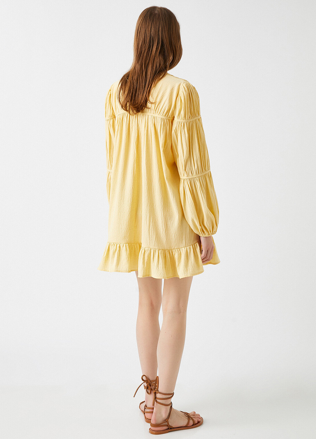 Желтое кэжуал платье KOTON