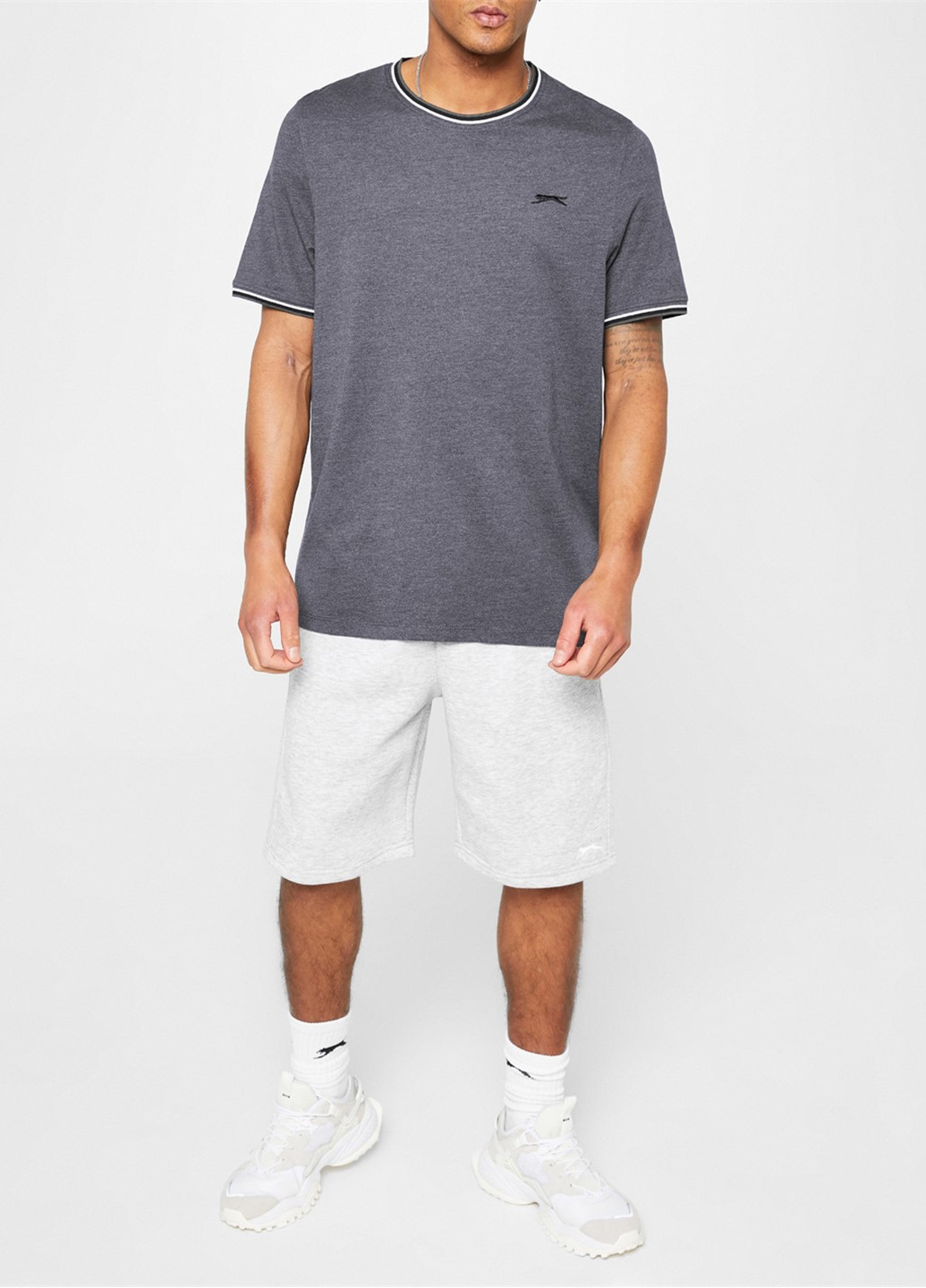 Сіро-голубий футболка Slazenger