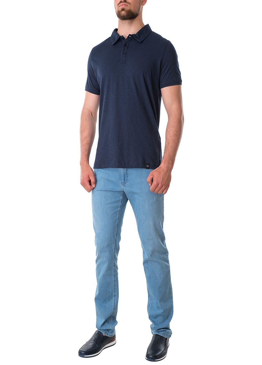 Голубые летние джинсы Gardeur
