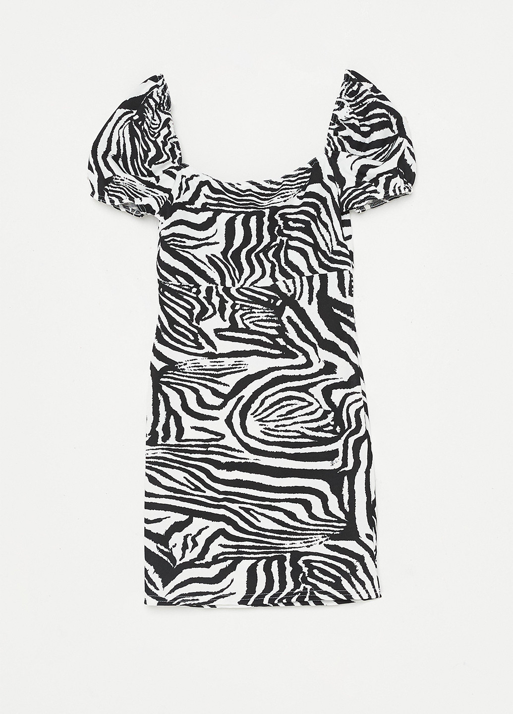 Чорно-білий кежуал сукня Missguided зебра