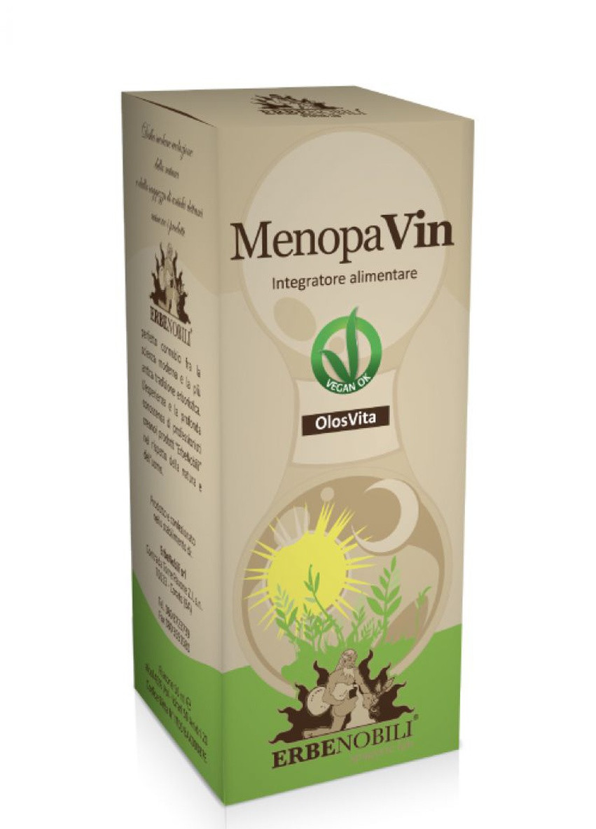 Комплекс для Жінок для Полегшення Симптомів Менопаузи, MenopaVin,, 50мл краплі Erbenobili (228291928)