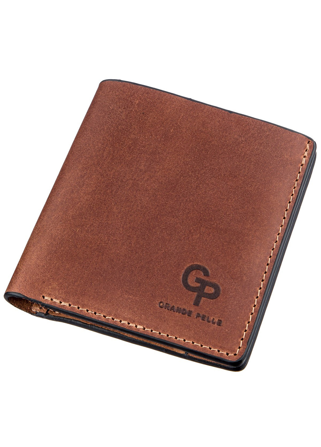 Шкіряний гаманець 10х9,5х1,5 см Grande Pelle (253174209)