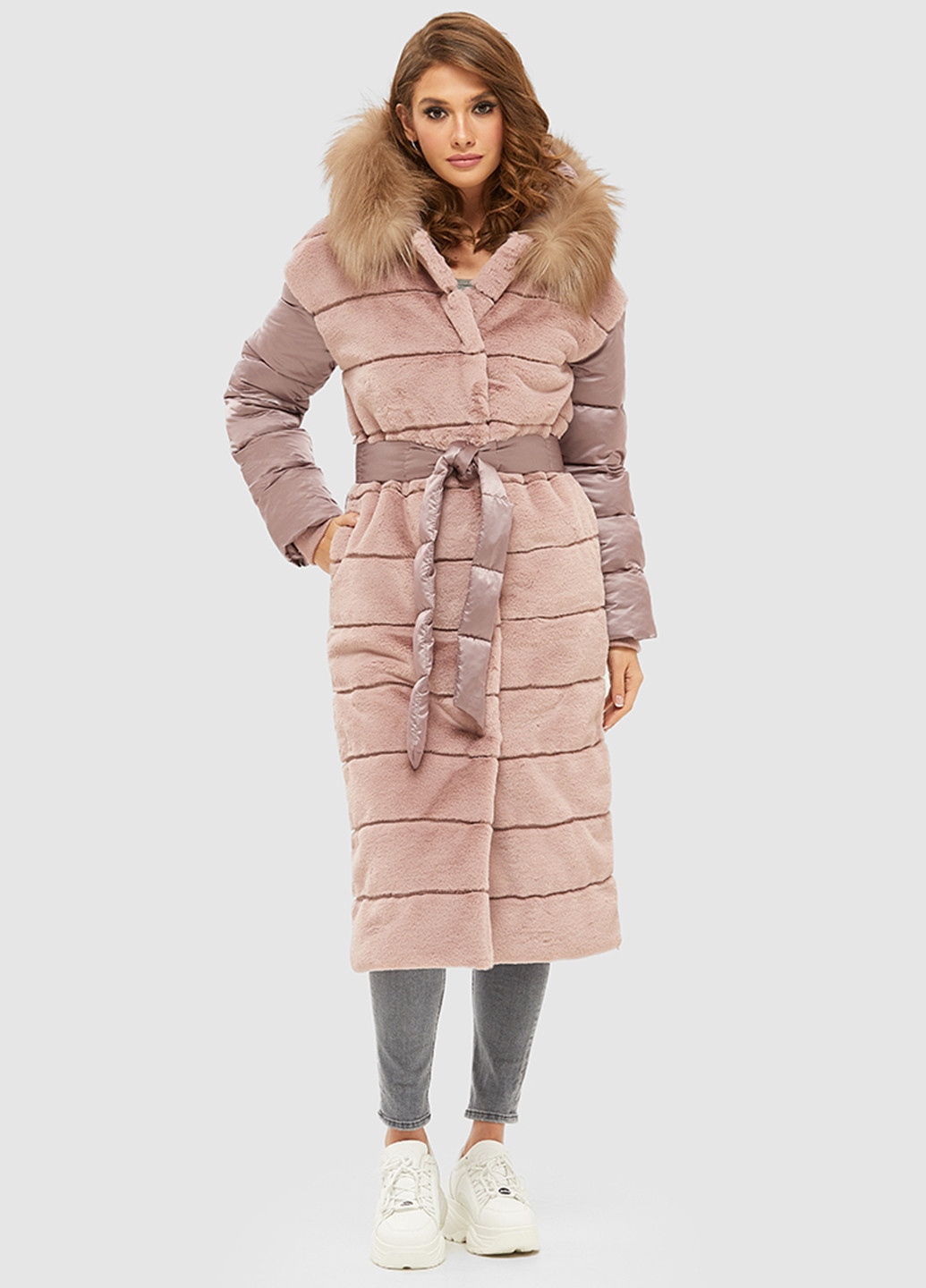 Рожева зимня куртка MN