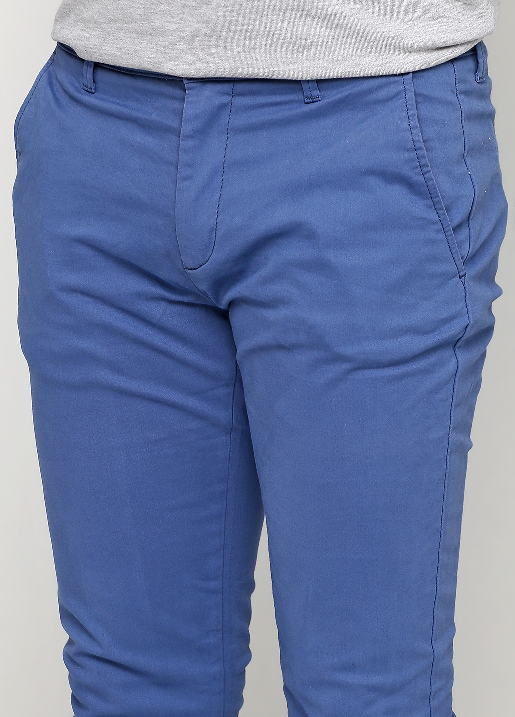 Синие кэжуал демисезонные зауженные брюки Tailored Originals