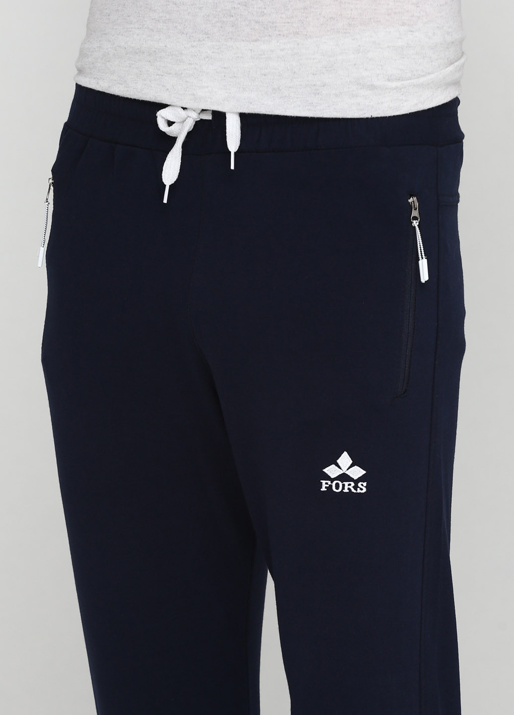 Темно-синие спортивные демисезонные джоггеры брюки FORS