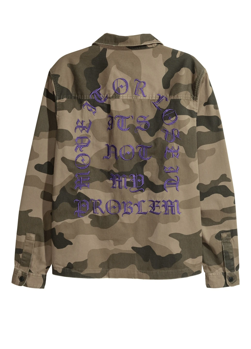 Оливковковая (хаки) рубашка H&M