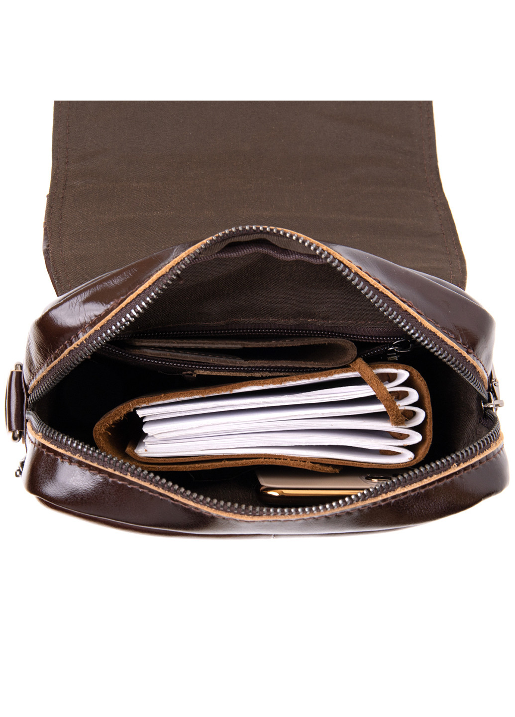 Чоловіча шкіряна сумка 19,5х21,5х5,5 см Vintage (232989878)