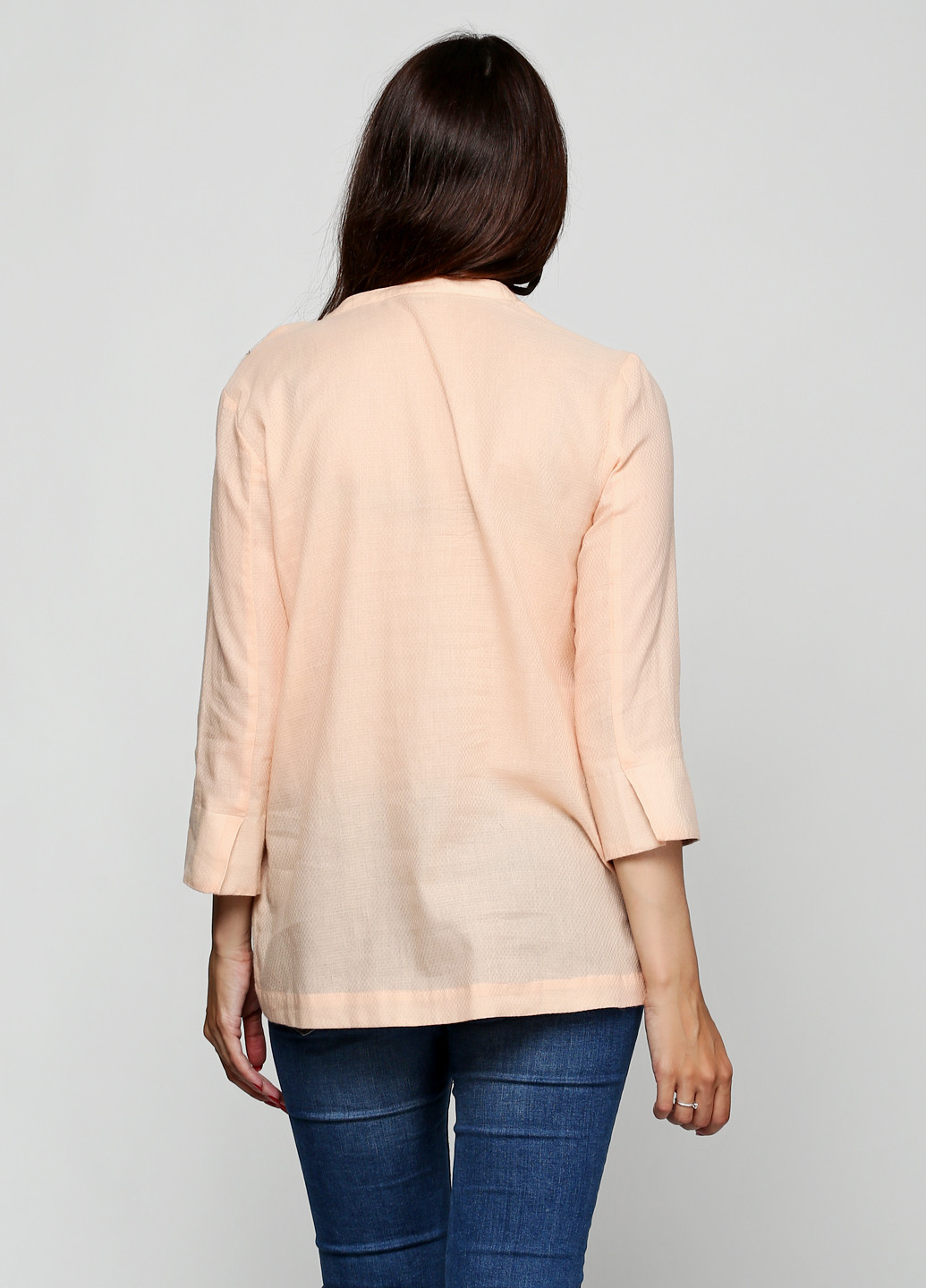 Персиковая демисезонная блуза Minus
