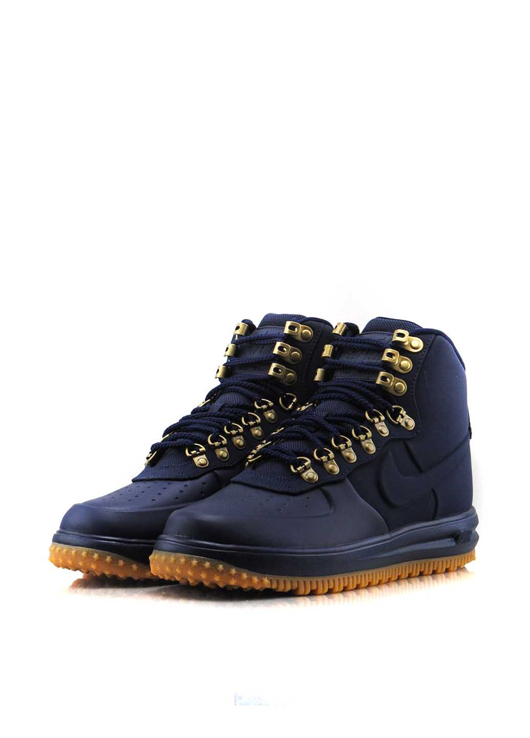 Темно-синие демисезонные кроссовки Nike