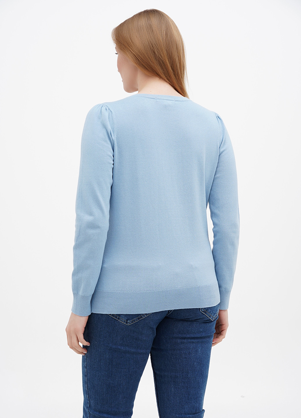 Голубой демисезонный пуловер пуловер Boden