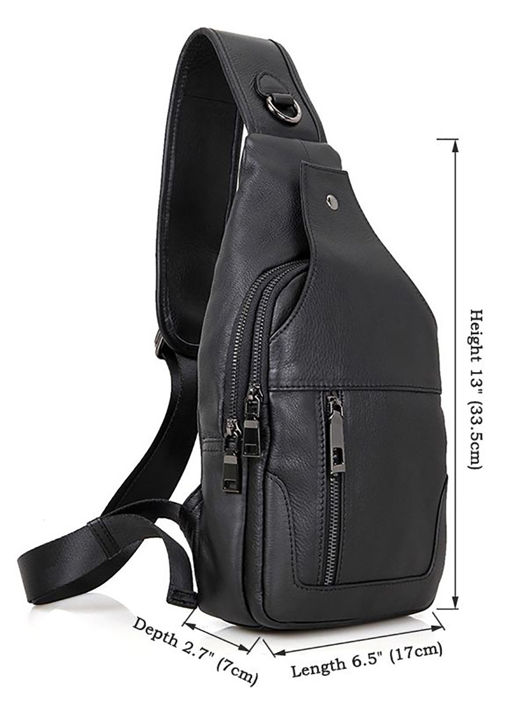 Чоловіча шкіряна сумка 17х33,5х7 см Vintage (229460641)