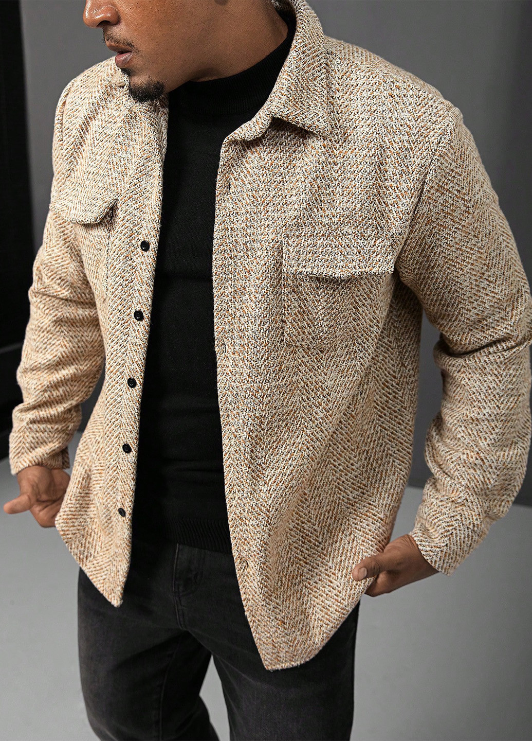 Куртка-сорочка SHEIN (341743567)