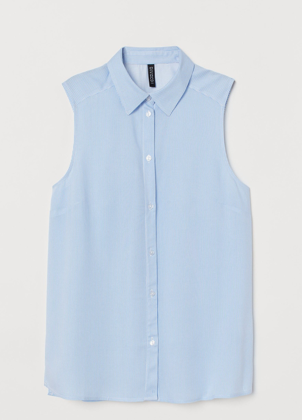 Голубая летняя блуза б/р H&M