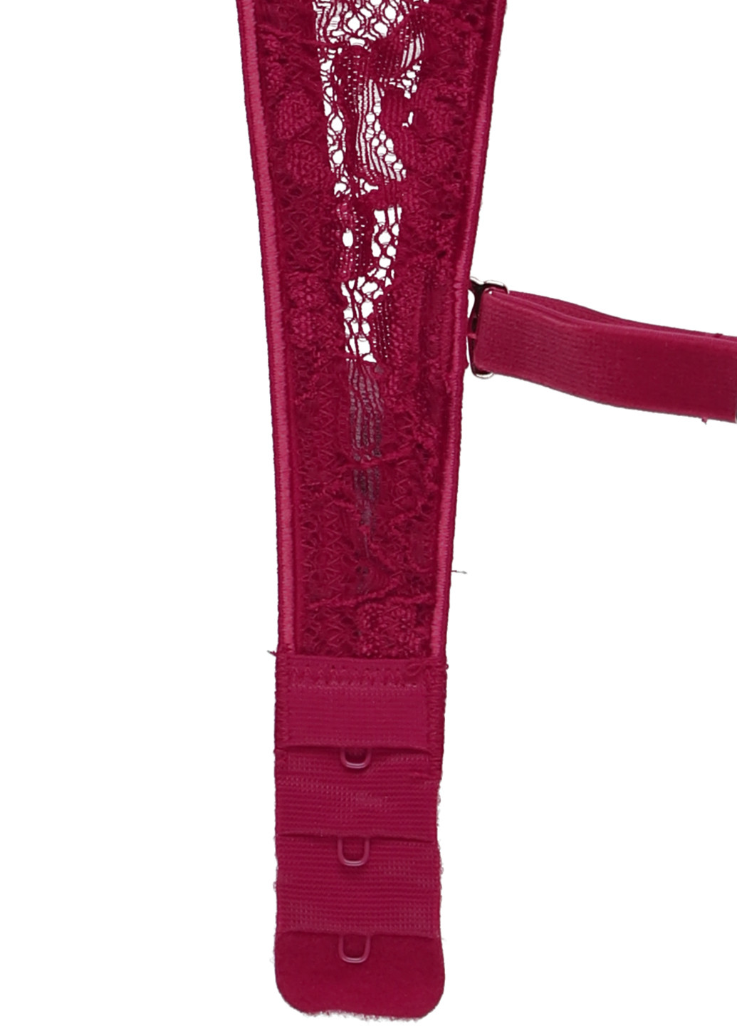 Бордовый бюстгальтер Lascana с косточками кружево, полиамид