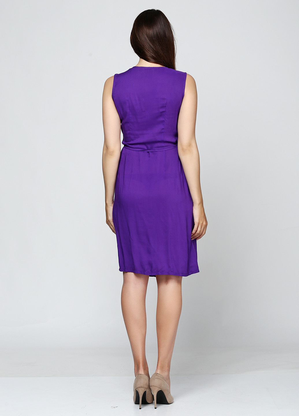Фиолетовое кэжуал платье Ruta-S однотонное