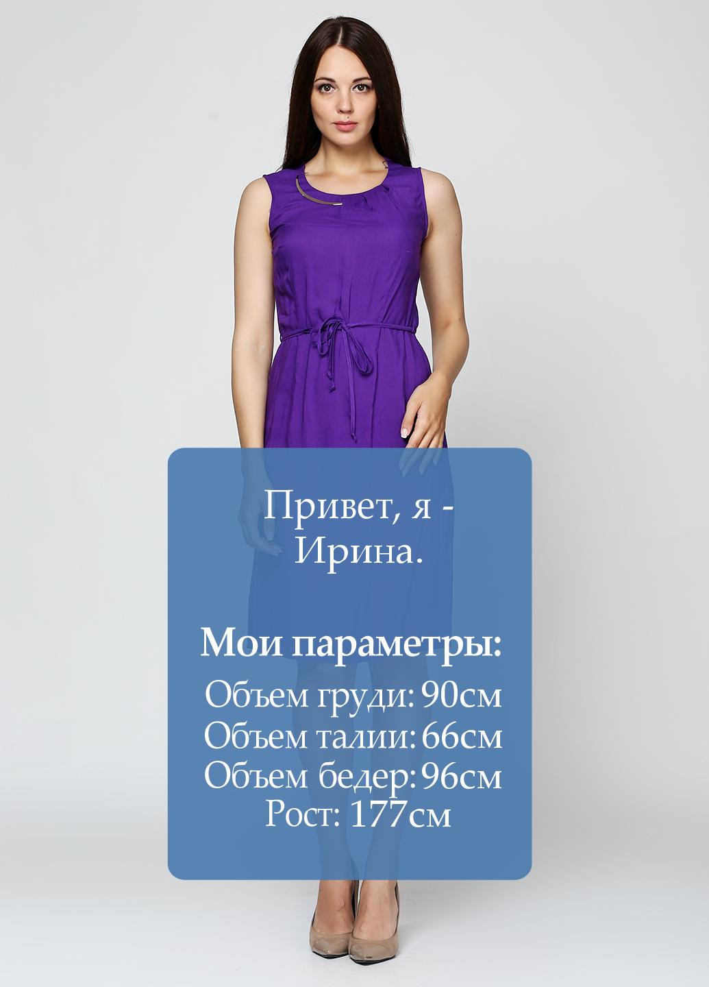 Фіолетова кежуал сукня Ruta-S однотонна