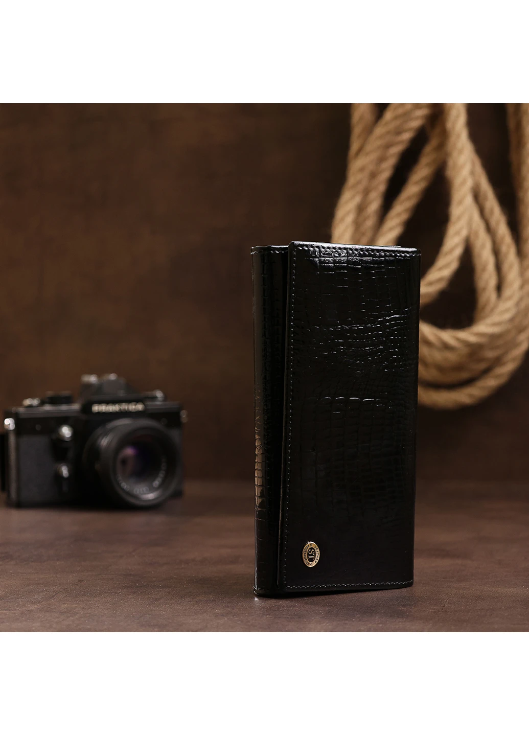 Жіночий шкіряний гаманець 18х9х3 см st leather (250097088)