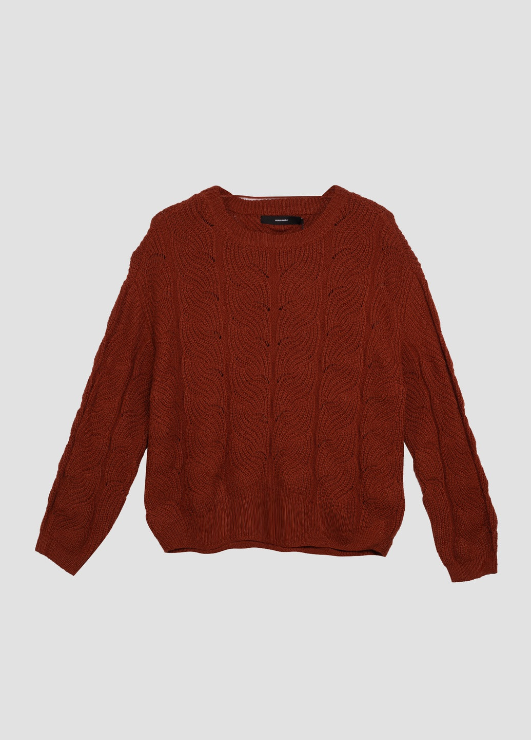 Коричневый демисезонный свитер Vero Moda