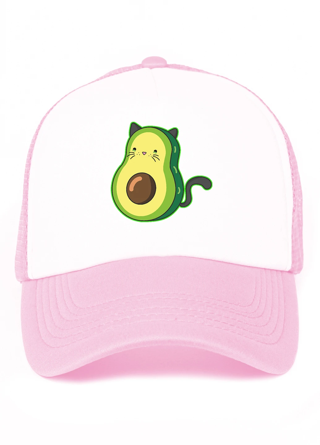 Кепка Тракер детская Авокадо Котик (Avocado Cat) (33404-1372) MobiPrint (220824413)