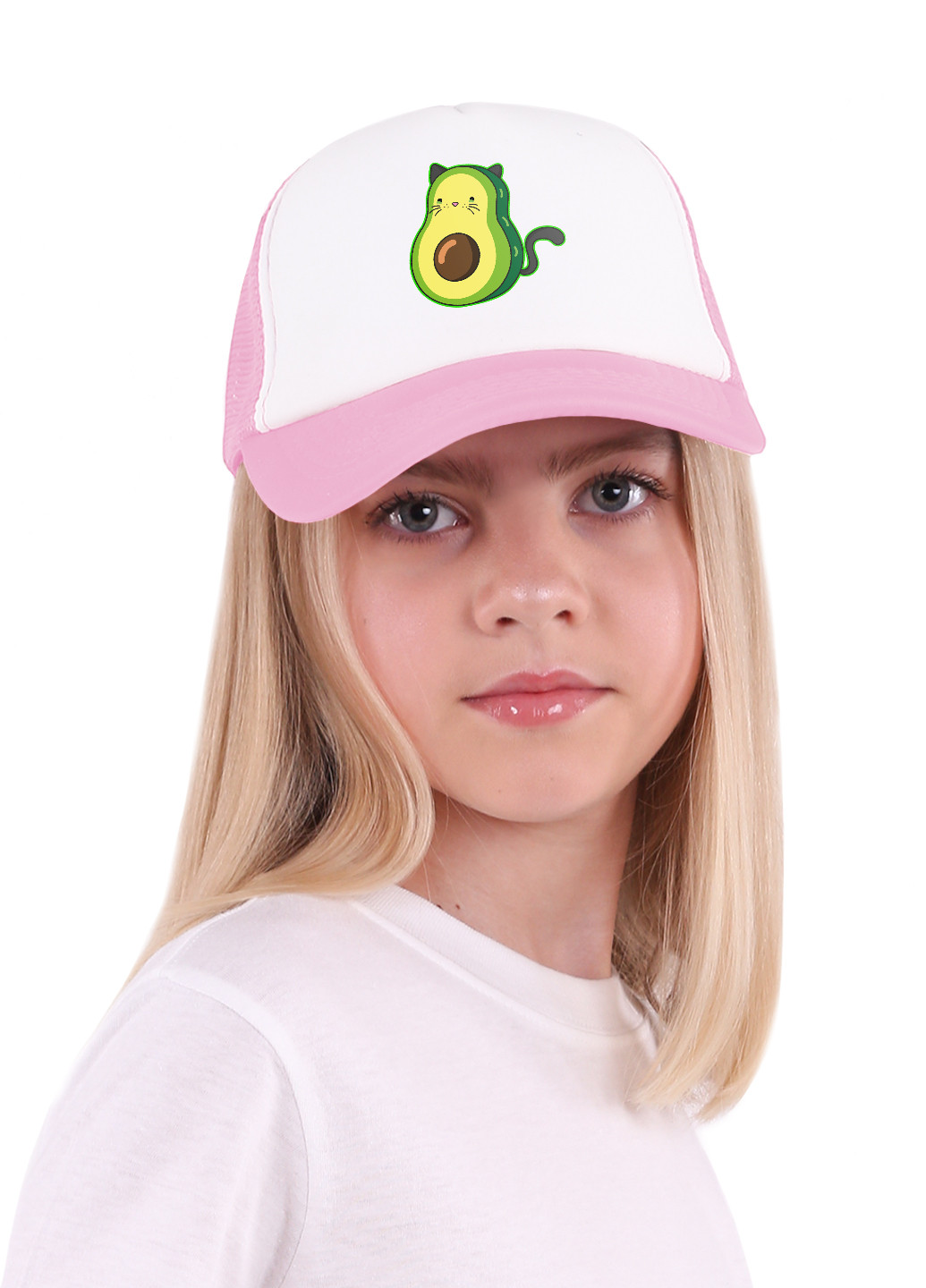 Кепка Тракер детская Авокадо Котик (Avocado Cat) (33404-1372) MobiPrint (220824413)
